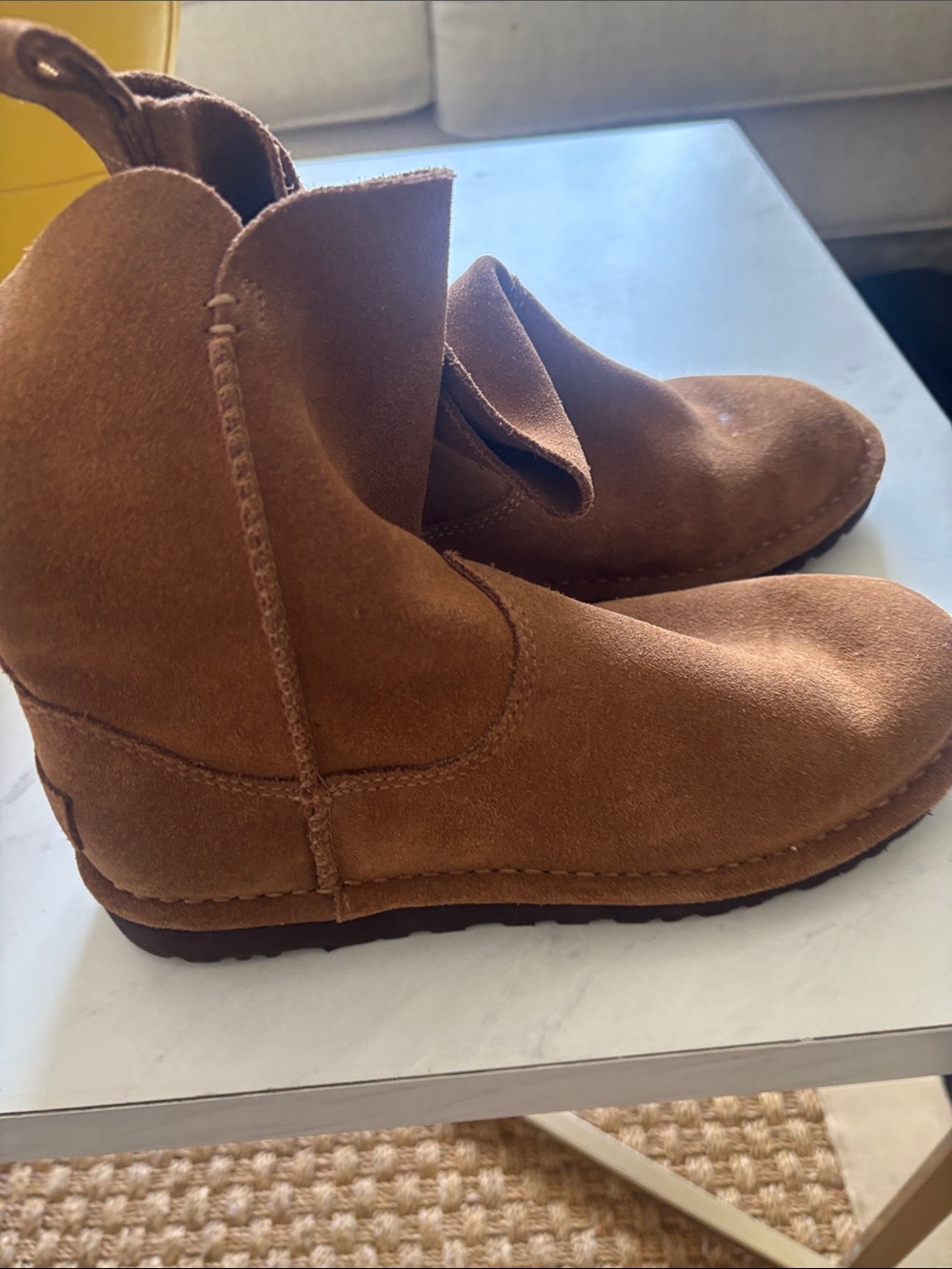 UGG Women’s Suede Ankle Boot in Brown 6